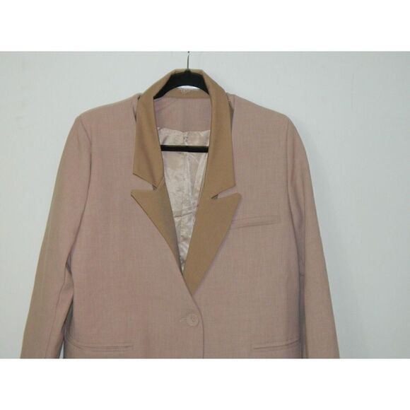 Tatiama Blazer Brown  Mauve Dickie with Removable Size Medium - Picture 3 of 8